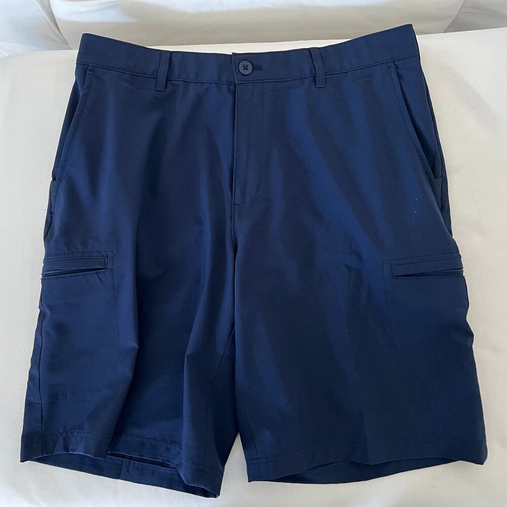 IZOD Men's 33 Navy Golf Shorts